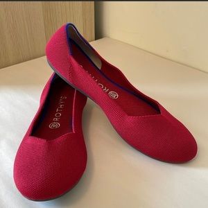 Rothy’s red flat